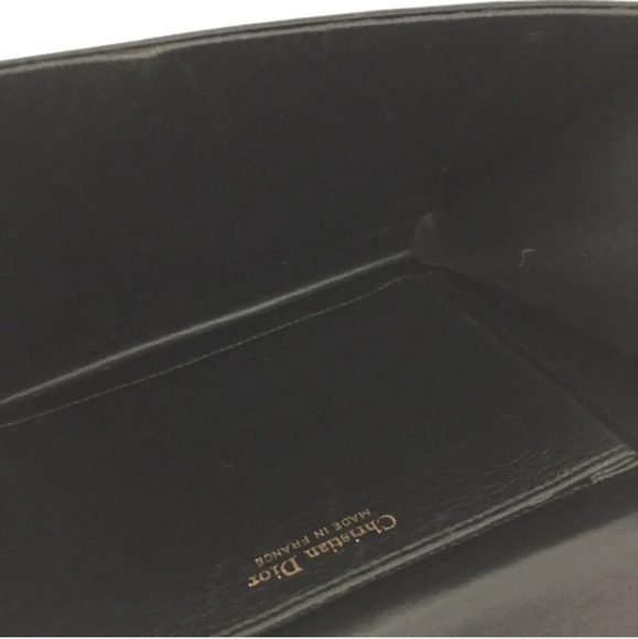 Christian Dior Black Leather Chain Shoulder Bag - Picture 8 of 10